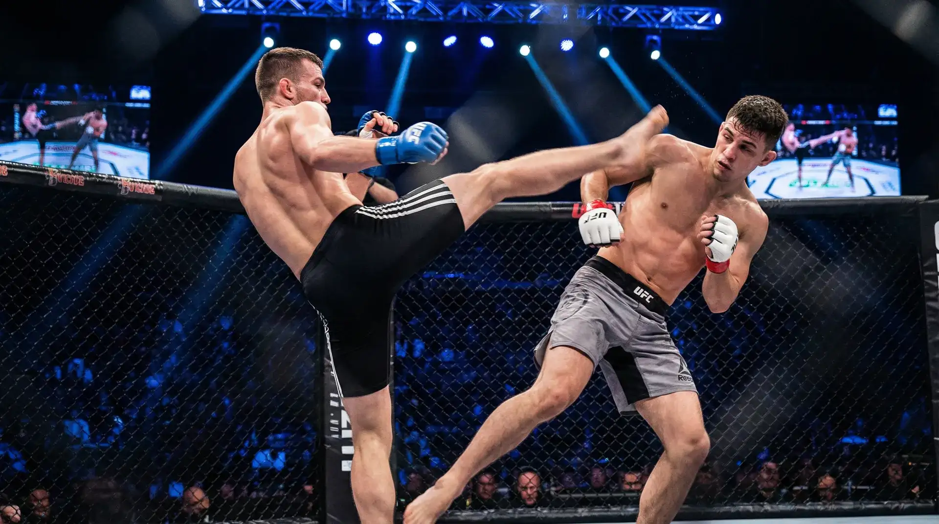 五一吃瓜 羽量级选手闪电踢击精彩瞬间